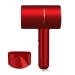 barenx Hammer Hair Dryer Constant Temperature Fast Drying Blow Dryer 3 Gears Hot & Cold Wind for Home Travel US Plug - Red