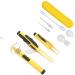 FRCOLOR 2pcs Ear Wax Removal Kit with LED | Ear Cleaning Tool Set | Yellow | 14x2x2cm - Buy Online on GoSupps.com