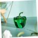 Alipis Office Decor Decorations for Home Crystal Figurines Living Room Chili Vegetable Household Fake Fruit Green 6.3x4.5cm - Buy Online on GoSupps.com