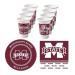 Westrick Mississippi State Bulldogs Party Supplies - Serves 16 (48 Pieces)