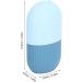 Ice Face Roller - Reusable Silicone Ice Cube Massager for Facial Beauty & Skin Care | New Light Blue - Buy Online on GoSupps.com