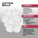 Dealmed Cotton Balls 1000 Count Non-Sterile Bag - Skin Prep, Wound Cleansing & DIY - Zip-Locked Bag for Easy Access - Pack of 1 - Buy Online on GoSupps.com