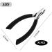 1 Piece Manicure Nippers Manicure Trimming Tool Cuticle Nippers Eagle Mouth Nippers Professional Toenail Nail Clippers with Rubber Handles Stainless Steel Cuticle Scissors - Buy Online on GoSupps.com