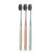SUICRA Toothbrushes Toothbrush Tooth Thin Cone Tip Charcoal Bristle Adult Toothbrush Teeth Cleaning Brush