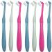 Boyizupha 7 Pcs End Tuft Tapered Trim Toothbrush Single Compact Interspace Brush Medium(Color Random)