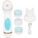 Facial Cleansing Brush Soft Silicone Brush Head Electric Face Scrubber with 3 Cleanser Heads 360 Degree Rotation Waterproof Face Brush Set for Deep Cleaning for Women & Men - Buy Online on GoSupps.com