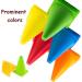 Baaxxango 20 PCS 7 inch Plastic Agility Cones for Kids - Mini Traffic Safety & Construction Cones for Drills, Sports, and Parties - 5 Colors - Buy Online on GoSupps.com
