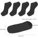 ZEPOHCK Gel Moisturizing Socks Spa Gel Soften Socks for Dry Cracked Feet Skins Gel Lining Infused with Essential Oils and Vitamins (2 Pair) (Black) - Buy Online on GoSupps.com