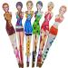 6Pcs Stainless Steel Slanted Eyebrow Tweezers Set - Professional Girl Eyebrow Tweezer Kit for Hair Removal and Beauty Cosmetics - Buy Online on GoSupps.com