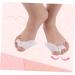 1 Pair Dividers Foot Separator Splint for Bunion Relief | Gel Cushions & Hammer Toe Straighteners - White - Buy Online on GoSupps.com