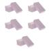 MAGICLULU 120 Pcs Nail Gradient Sponge Nail Sponge Wedges Sponge for Nail Makeup Accessories Makeup Decorative Gradient Sponge Eye Shadow Wedges Nail Decor Mini Purple Nail Polish