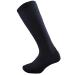 Super Stretch Mens Big and Tall Compression Socks 15-20 mmHg Easy On/Off 1 Pair (13-16 Black)