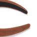 Etercycle 3Pcs Velvet Headbands for Women - Wide Hair Accessories for Daily, Dating, Sports and Yoga - Black, Brown, Red - Buy Online on GoSupps.com