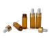 Enslz 15 Mini Amber Glass Bottles (5ml) - Refillable Essential Oil Perfume & Cosmetics Storage with Golden Screw Caps - Perfect for Samples & Travel - Buy Online on GoSupps.com