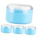 GAFOKI Baby Powder Puff Box - 16 Pcs Blue Plastic Makeup Powder Puff Travel Container - Foundation Dispenser for Baby and Child Body - Buy Online on GoSupps.com