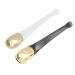 DOITOOL 2 Pi ces de massage Cr me des yeux masseur cuill re de maquillage light lumi re cuill re masque facial soins de la peau diluer cr me contour des yeux tuyau