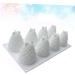 ABOOFAN 8 3D Silicone Mold Soap Molds Fondant Mold Impermeables Candle Molds DIY Mold Jelly Molds Silicone Molds for Soap Cavity Mold Cake Decorating Mousse Mold Cake Mold White Dessert 29.50X17.40X7.50CM White - Buy Online on GoSupps.com