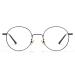 Cyxus Round Blue Light Glasses for Men Women Wire Frame UV Blocking Computer Glasses Clear Lens Metal Eyewear Ultra Light Relieve Digital Screen Eye Strain, Headache 00 - Black