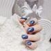 Press on Nails Long Fake Nails 24Pcs Shiny Blue False fingernail with Self-Adhesive Jelly Nail Glue Tabs Press On False Nails - Buy Online on GoSupps.com
