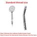 GRSPEHS 3 Heads Aluminum Enema Shower - Handheld Colonic Douche System for Effective Cleansing - Buy Online on GoSupps.com