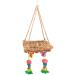POPETPOP Bird Hammock-Bird Foraging Toy Perch Net Seagrass Mat Parakeet Swing Bird Toys for Cockatoo Cockatiels-Conure-Budgie-Parakeet-Lovebird-Parrots - Buy Online on GoSupps.com