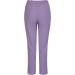 Ulanda Women's Purple Linen Capris with Pockets - Comfy Harem Style Beach Pants - Buy Online on GoSupps.com