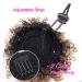 Short Afro Puff Synthetic Hairpiece | Curly Drawstring Ponytail Updo Extensions for Women - P015-T24-27 - Buy Online on GoSupps.com