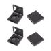 Mikinona 4pcs Blush Box Eyeshadow Box Highlighters Travel Cosmetic Containers Makeup Containers Plastic