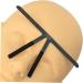 VINTORKY Makeup Kits Embroidery Eyebrow Ruler Household Tools Nose Triangle Ruler Stainless Steel Eyebrow Trimming Makeup Gadgets 13.8x7cm Black - Buy Online on GoSupps.com