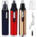 Shop Travel-Friendly Nose Hair Trimmer - Painless Electric Ear Hair Removal for Men | Blue Grooming Tool - Buy Online on GoSupps.com