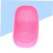 MAGICLULU Brush Cleaning Plate | Silicone Makeup Brush Cleaner Mat - Portable Hairbrush Scrubber Tool - Buy Online on GoSupps.com