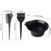UKD Hair Coloring Kit Tool with Brush Bowl Set Double Sided Coloring Hair Salon Black for Fashion 3PCS Hairdressing Tool - Buy Online on GoSupps.com