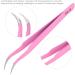 Eyelashes Extension Eyelash Tweezers Affordable Health Durable for Home Beautician(CS-15) - Buy Online on GoSupps.com