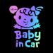 3-Piece Baby On Board Reflective Car Sticker - UV & Weatherproof Waterproof Baby In Car Safety Decals - Buy Online on GoSupps.com
