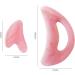 Buy Pink Gua Sha Massage Tool Set - Anti-Cellulite & Muscle Relief Knife Neck & Leg Massager | International Shipping Available - Buy Online on GoSupps.com