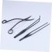 PopetPop 3-Piece Aquarium Scissors Set - Ideal for Aquatic Plants & Substrate Care - Durable Black Shears for Planted Aquariums - Buy Online on GoSupps.com