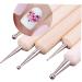Buy Bontannd 5-Piece 2 Way Wooden Dotting Pen Set - Nail Art Dotting Tools Kit for Perfect Marching Insulation - Buy Online on GoSupps.com