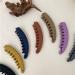 Hair Clips Solid Color Frosted Banana Clip Fashion Ponytail Holder Hair Clips Hairpins Barrettes Women's Hair Accessories Blue Hair Clips (Size : Navy blue) - Buy Online on GoSupps.com