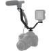 LimoStudio Triple Mount Cold Shoe V Mounting Bracket for Video Lights, Microphone, Monitor & Camera Accessories | Photo Studio Essential - AGG2309 - Buy Online on GoSupps.com