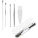 Spiral Earwax Remover Set - 16 Tips & 6 Carbon Steel Ear Spoons for Effective Ear Care - Buy Online on GoSupps.com