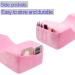 Pink Eyelash Extension Pillow - U Shape Neck Pillow for Beauty Salon | Comfortable Foam Velvet Pillowcase - Buy Online on GoSupps.com