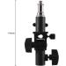WELLMAKING 2PCS U Shape Tilt Umbrella Holder Swivel Mount for Studio Light Stand with Metal Screw Adapter Spigot Stud - Hotshoe/Coldshoe Adapter Included - Buy Online on GoSupps.com
