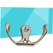 Hemobllo 10pcs Hooks for Hat Zinc Wall Bag Alloy Hook Towel Clothes Bedroomsilver Door Bathroom Creative - Buy Online on GoSupps.com