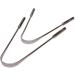 Surgical Stainless Steel Tongue Cleaner - 135 mm 2 Pieces for Fresh Breath | International Shipping - Buy Online on GoSupps.com