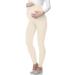 Be Mammy Women's Maternity Long Leggings 02 4XL Ecru