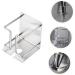 Frcolor 2-St Razor Hooker Electrician Shaver Holder - Metal Razor Rack & Wall Bracket for Hair Dryer & Comb - Stainless Steel Quality - Buy Online on GoSupps.com