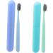 Buy Gatuida 4-Piece Travel Toothbrush Set - Soft Manual Wheat Gum Care with Case | Ultra Soft and Eco-Friendly - Buy Online on GoSupps.com