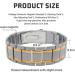 HyyMe Magnetic Therapy Bracelet Lymphatic Drainage Bracelet Mens Bracelets with 3 Rows 3500 Gauss Magnets Adjustable Length and with Professional Gift Box Men's Elegant Gifts (Silver gold) - Buy Online on GoSupps.com