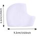 Silicone Heel Protectors 4Pcs - Plantar Fasciitis Relief Gel Heel Cups for Men & Women - Ankle Sleeves for Blisters - White - Buy Online on GoSupps.com