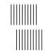 Ipetboom 200 Pcs Makeup Brush Eye Makeup Disposable Eyeliner Applicator Liquid Makeup Tools 10X0.5X0.5cmx2pcs Whitex2pcs